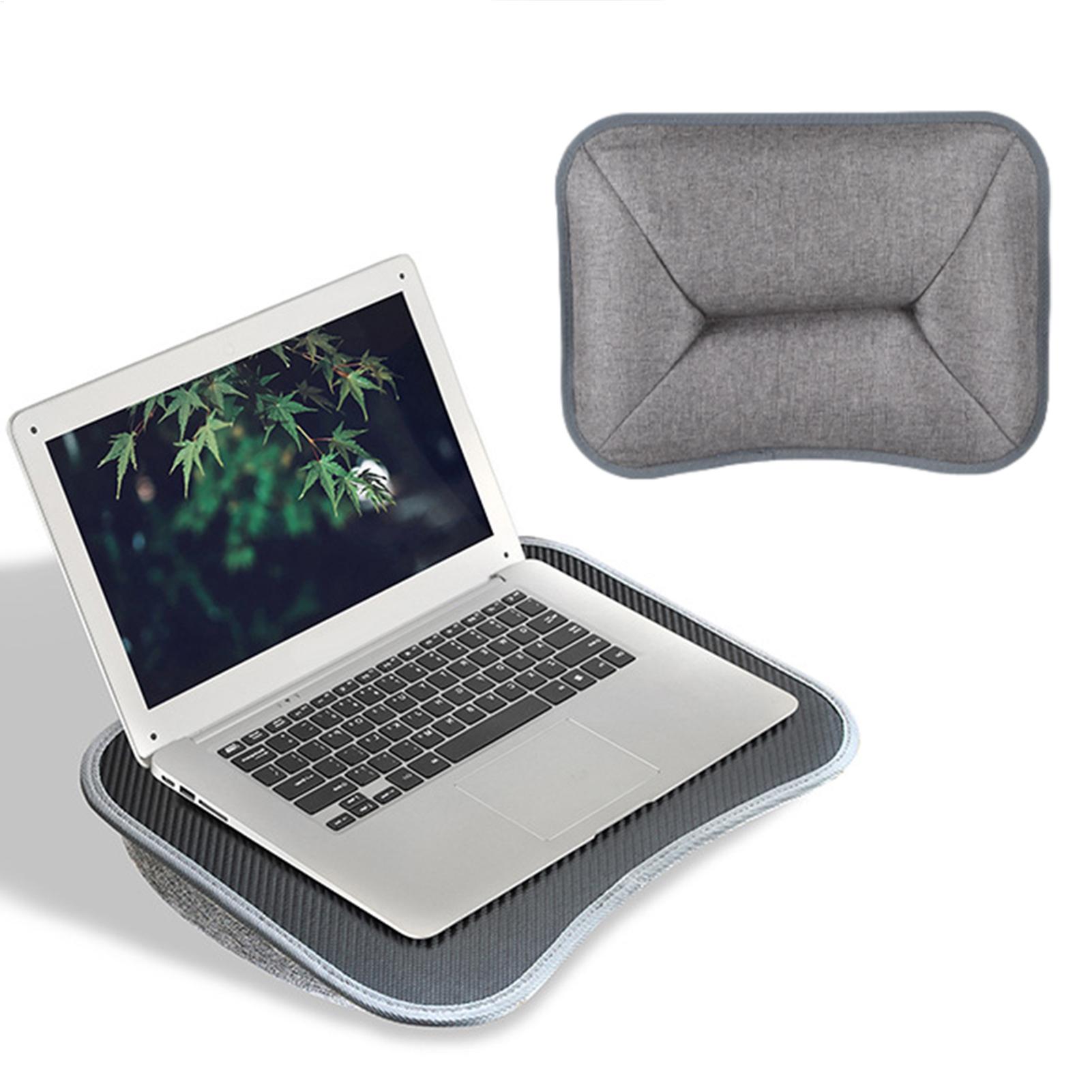 Tablet Lap Desk - โต๊ะวางแล็ปท็อปพร้อมเบาะรองนุ่ม โต๊ะอเนกประสงค์สำหรับแท็บเล็ตและแล็ปท็อป เหมาะสำหรับการอ่านและเขียน