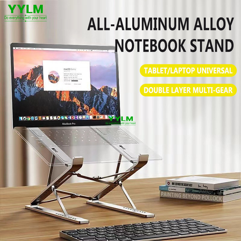 Cooling Stand Tablet - YYLM ใหม่ N8 ขาตั้งแล็ปท็อปแบบปรับได้อลูมิเนียมสําหรับ MacBook แท็บเล็ตโน้ตบุ๊คตาราง