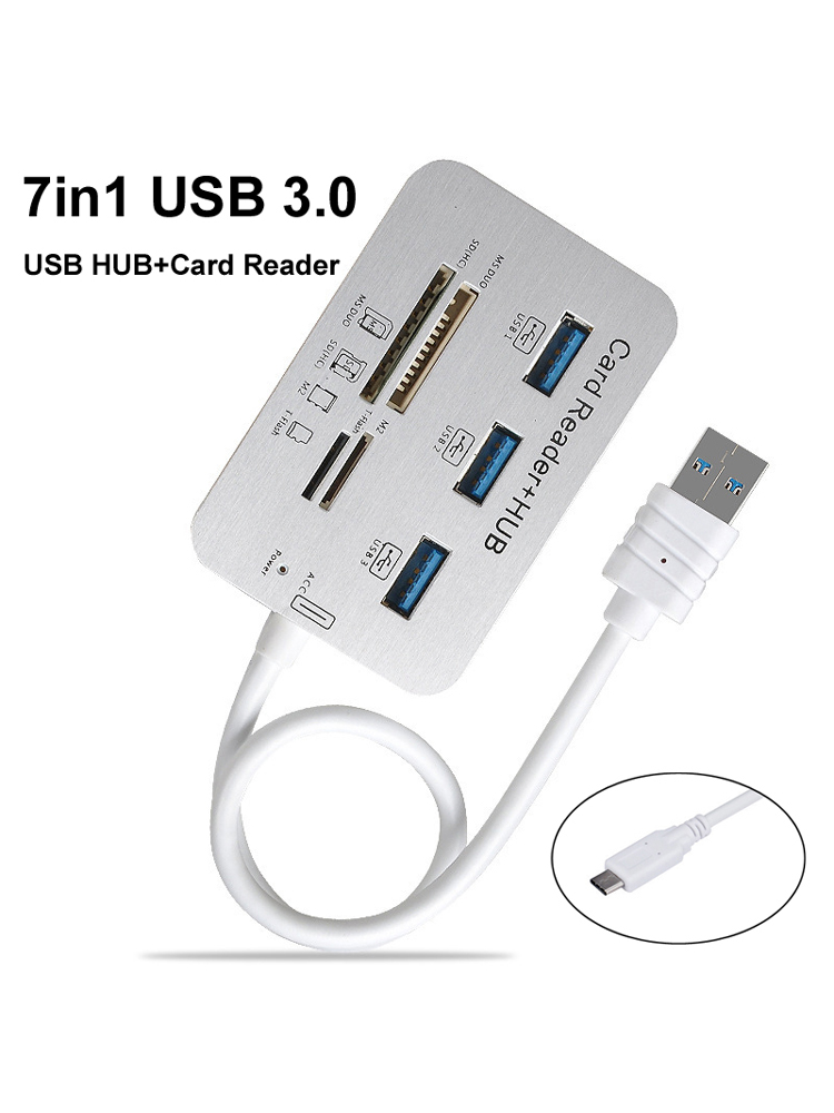 ฮับ USB TYPE C 3.0 แบบ 7in1 3  - Usb Hub Type C บทวิจารณ์และราคา