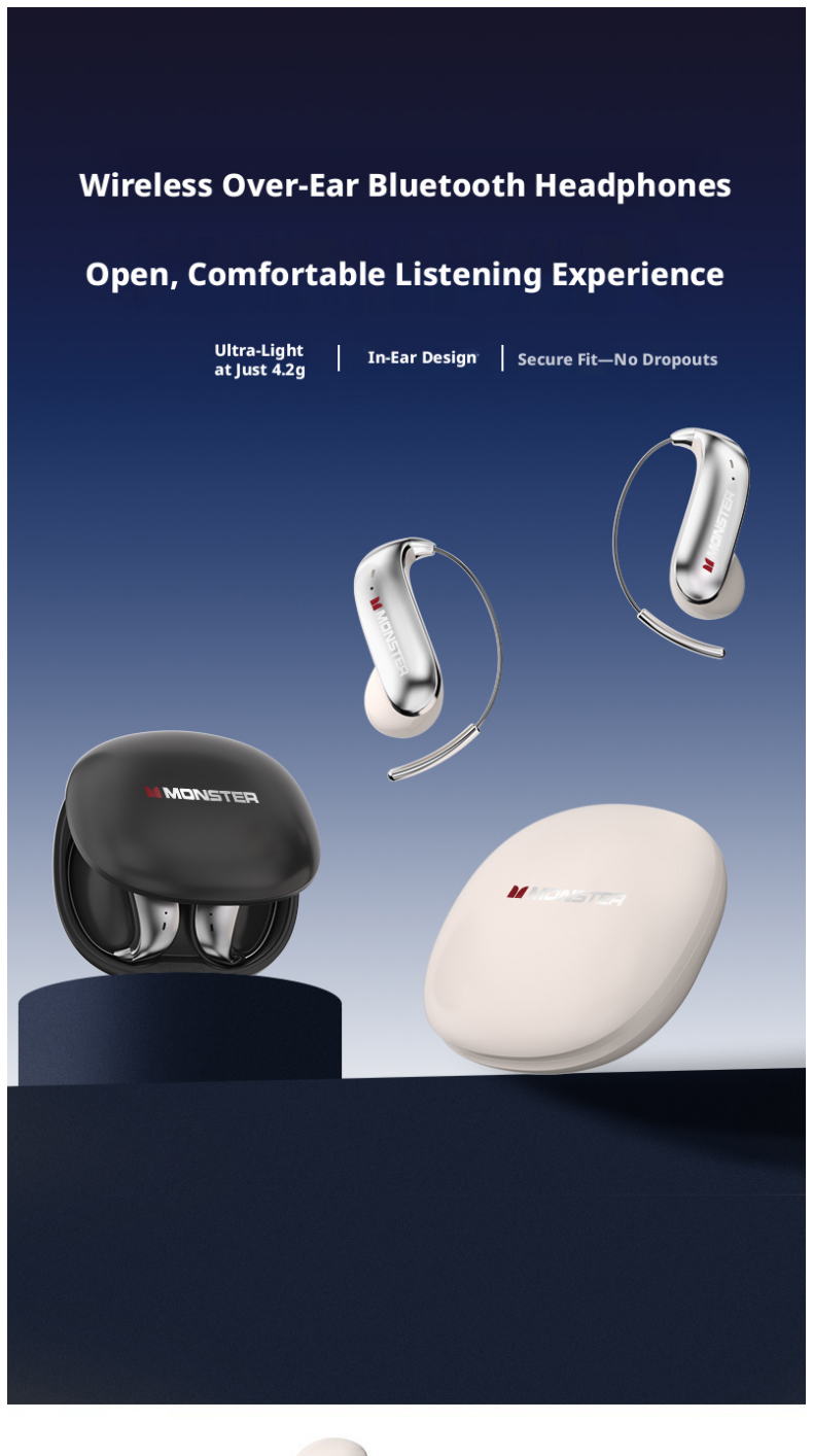 MONSTER C01 หูฟังบลูทูธไร้สายแ - Wired Earphone Lightning บทวิจารณ์และราคา