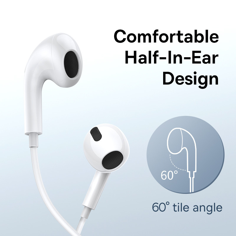 Baseus C17 หูฟังแบบมีสายType-C - Wired Earphone Lightning บทวิจารณ์และราคา