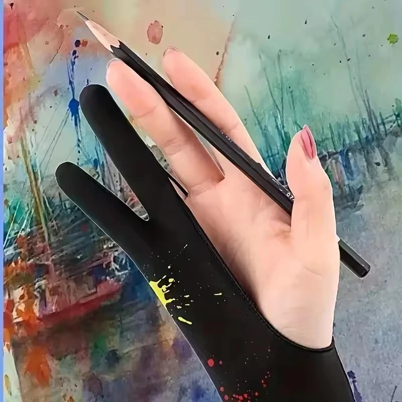 1/3 ชิ้นสไตลัสสีดำสีฟ้าสีเทาป้ - Drawing Glove Artist บทวิจารณ์และราคา