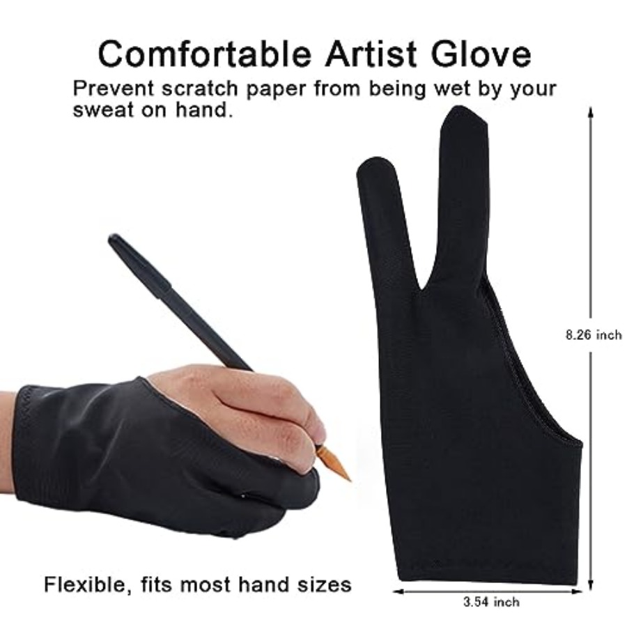 เครื่องมือศิลปะการวาดภาพแบบขูด - Drawing Glove Artist บทวิจารณ์และราคา