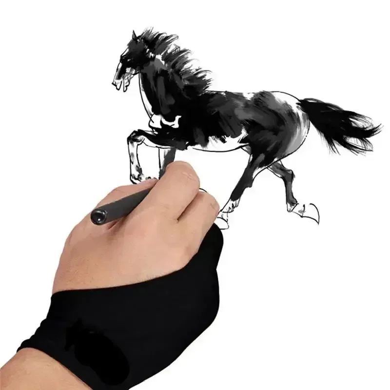 สองนิ้ว Anti-fouling วาดถุงมือ - Drawing Glove Artist บทวิจารณ์และราคา