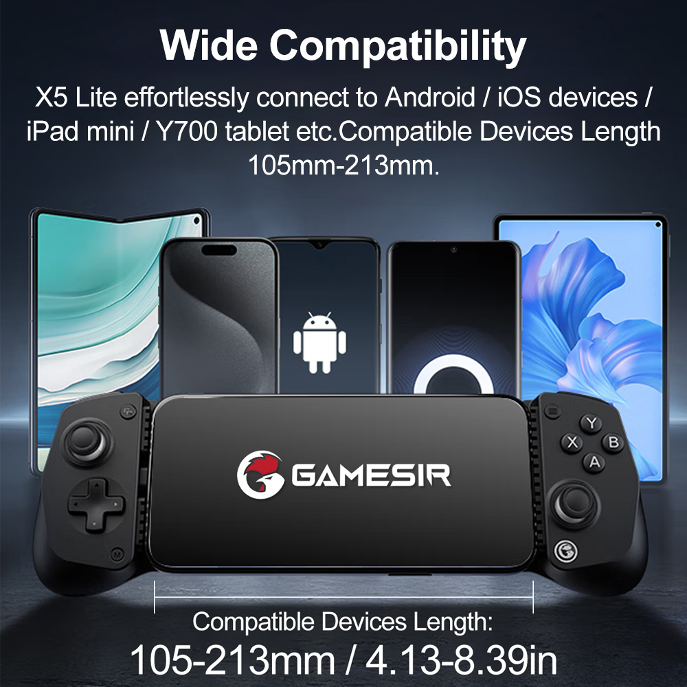 GameSir X5 Lite คอนโทรลเลอร์เก - Android Tablet Gaming Accessories บทวิจารณ์และราคา