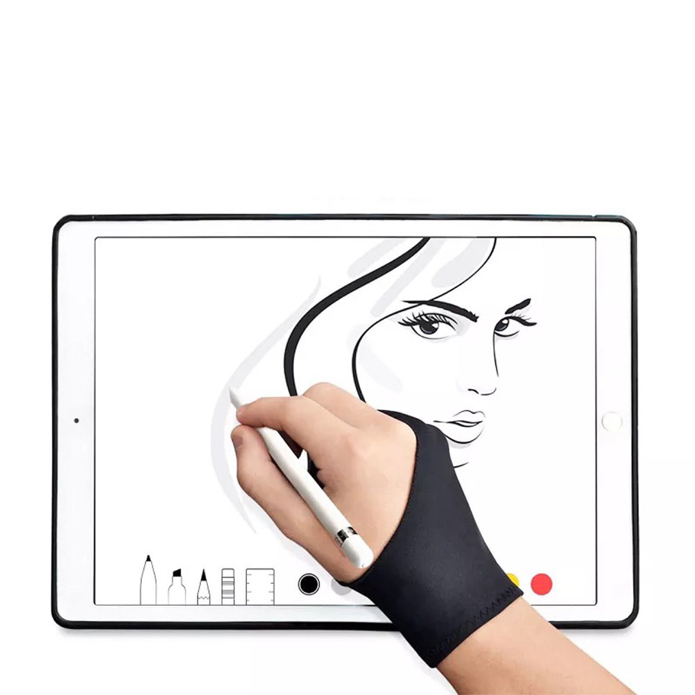 ถุงมือวาดภาพกันเปื้อน 4 ชิ้น ถ - Drawing Glove Artist บทวิจารณ์และราคา