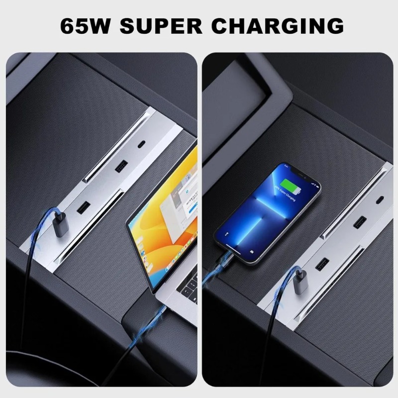 อะแดปเตอร์คอนโซลกลางรถยนต์ มัล - Usb Hub Type C บทวิจารณ์และราคา