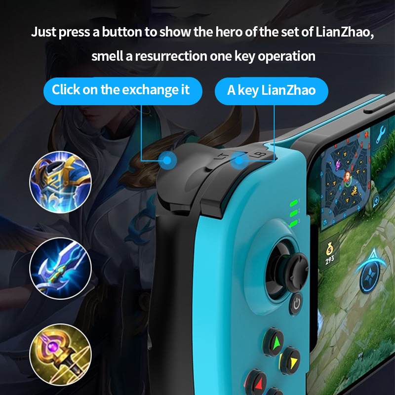 จอยสติ๊กเกมแพดไร้สายบลูทูธ D3  - Android Tablet Gaming Accessories บทวิจารณ์และราคา