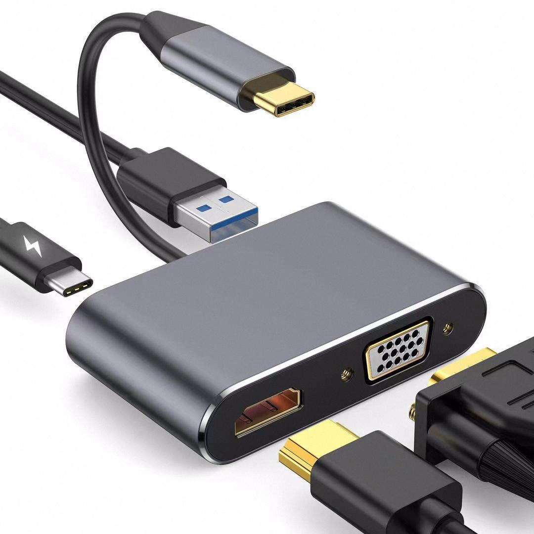 สายแปลง 4K USB Type C เป็น VGA - Usb Hub Type C บทวิจารณ์และราคา
