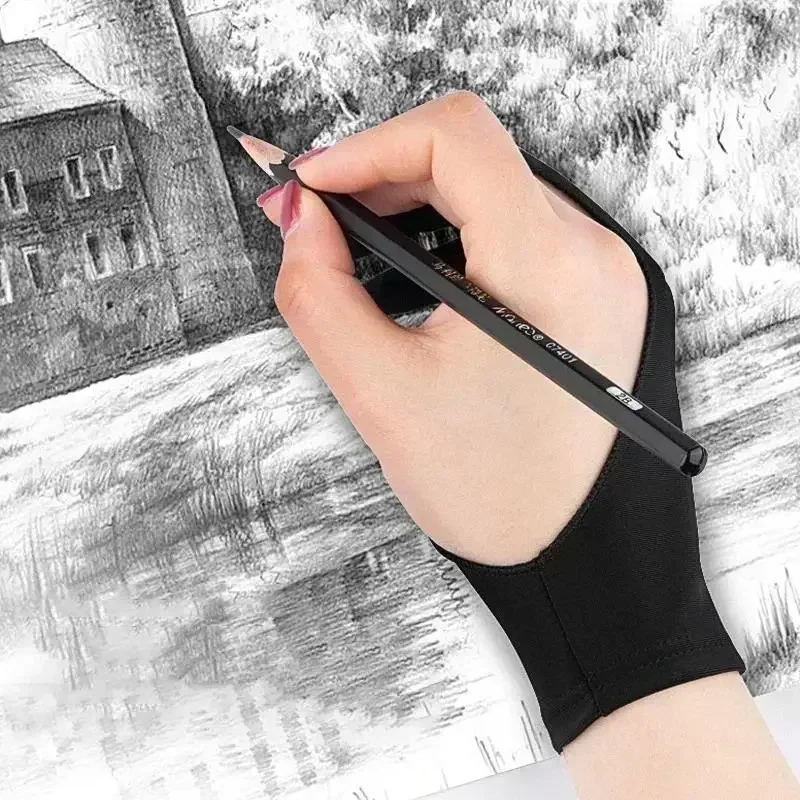 ถุงมือวาดภาพแบบป้องกันการสัมผั - Drawing Glove Artist บทวิจารณ์และราคา