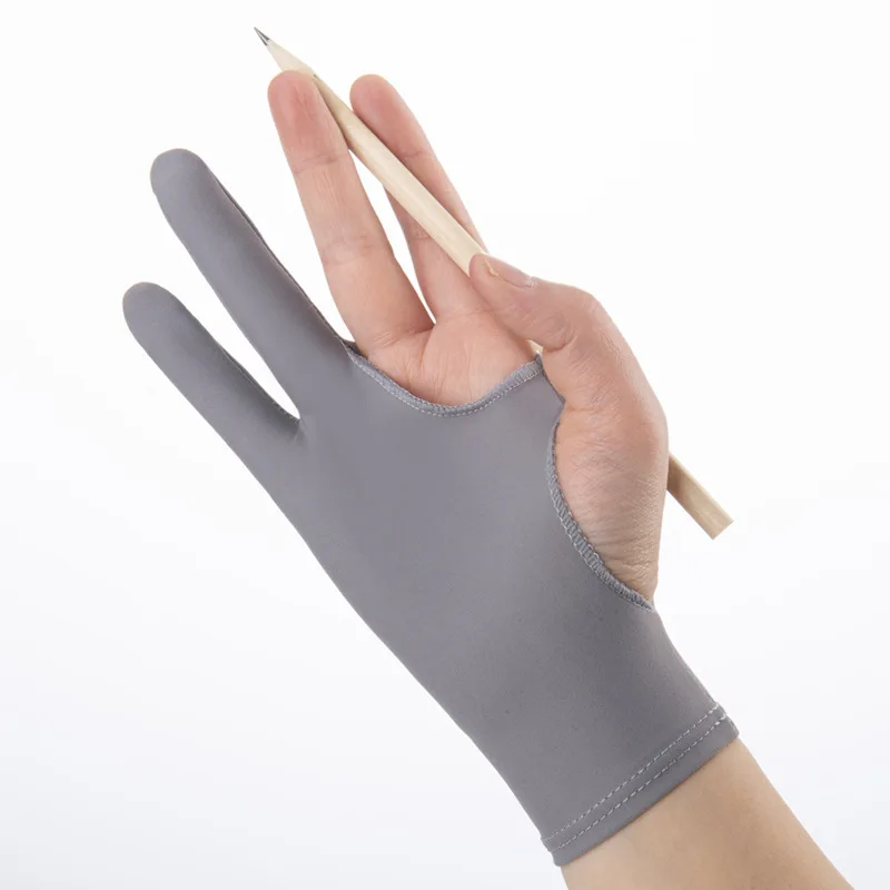 ถุงมือป้องกันการเปื้อนสองนิ้วส - Drawing Glove Artist บทวิจารณ์และราคา