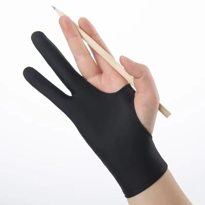 ถุงมือป้องกันการเปื้อนสองนิ้วส - Drawing Glove Artist บทวิจารณ์และราคา