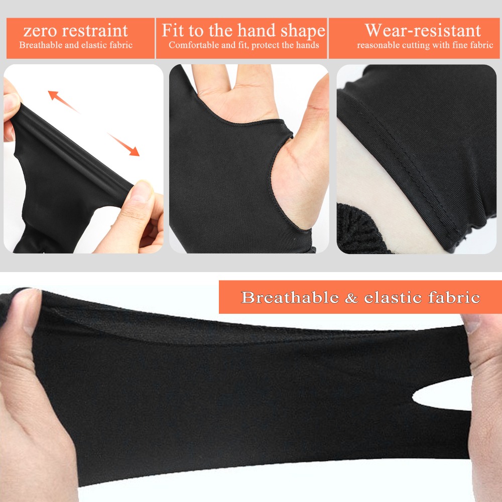 ถุงมือวาดภาพแบบสองนิ้ว 2 ชิ้น  - Drawing Glove Artist บทวิจารณ์และราคา